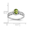 Oval Gemstone & Diamond Rings