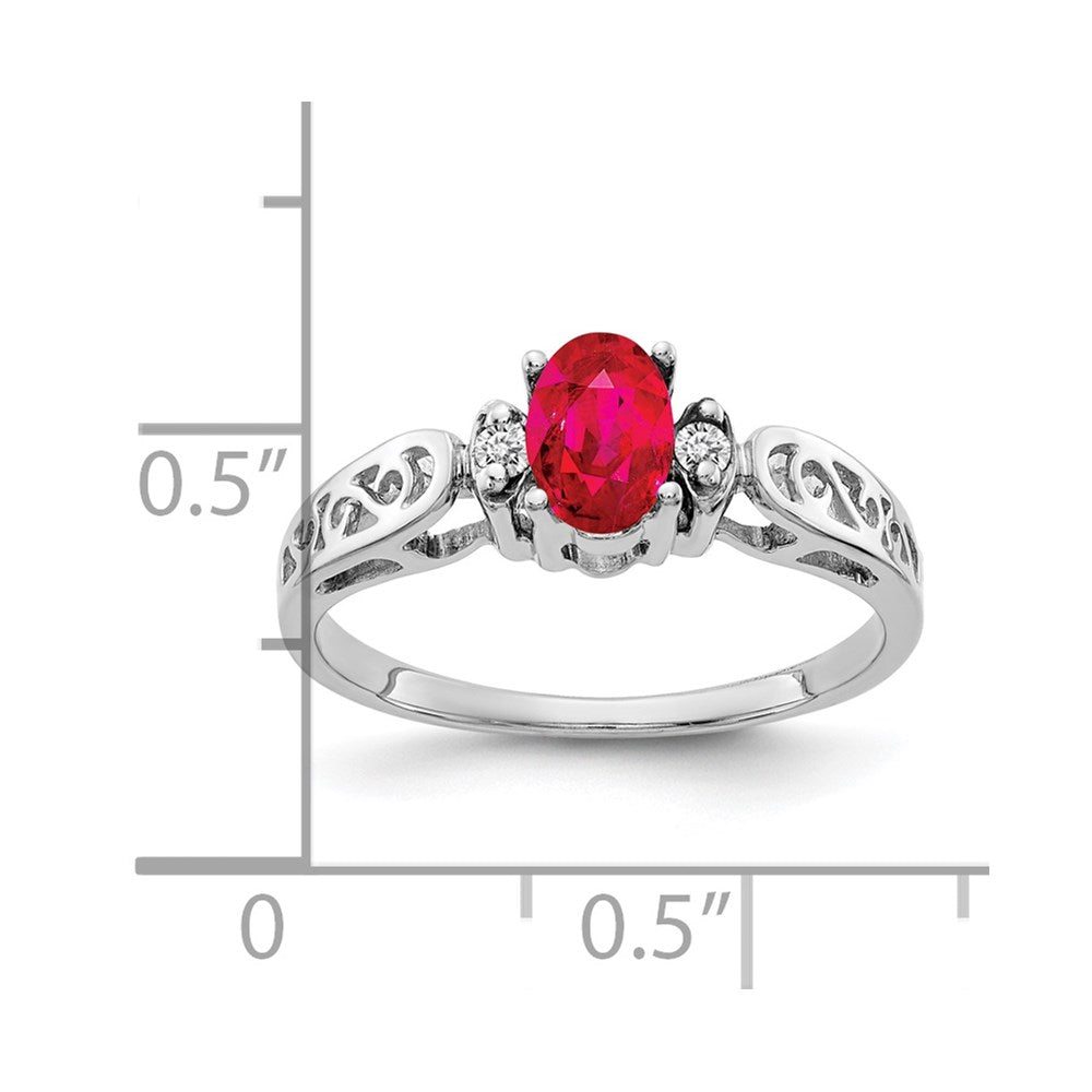 Oval Gemstone & Diamond Rings