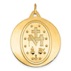 Gold Miraculous Medal Pendants
