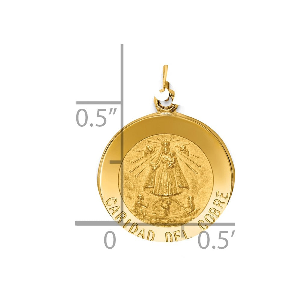 Gold Caridad del Cobre Pendants