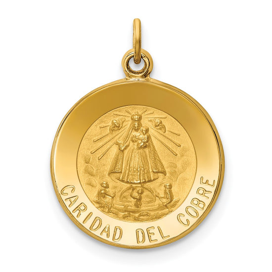Gold Caridad del Cobre Pendants