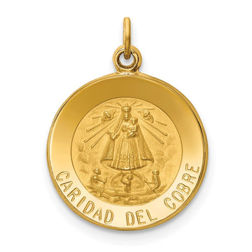 Gold Caridad del Cobre Pendants