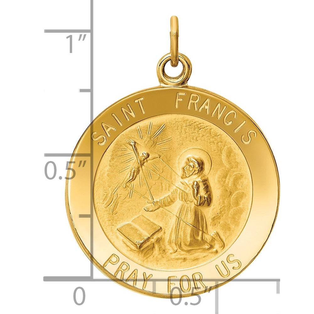Gold St. Francis Pendants