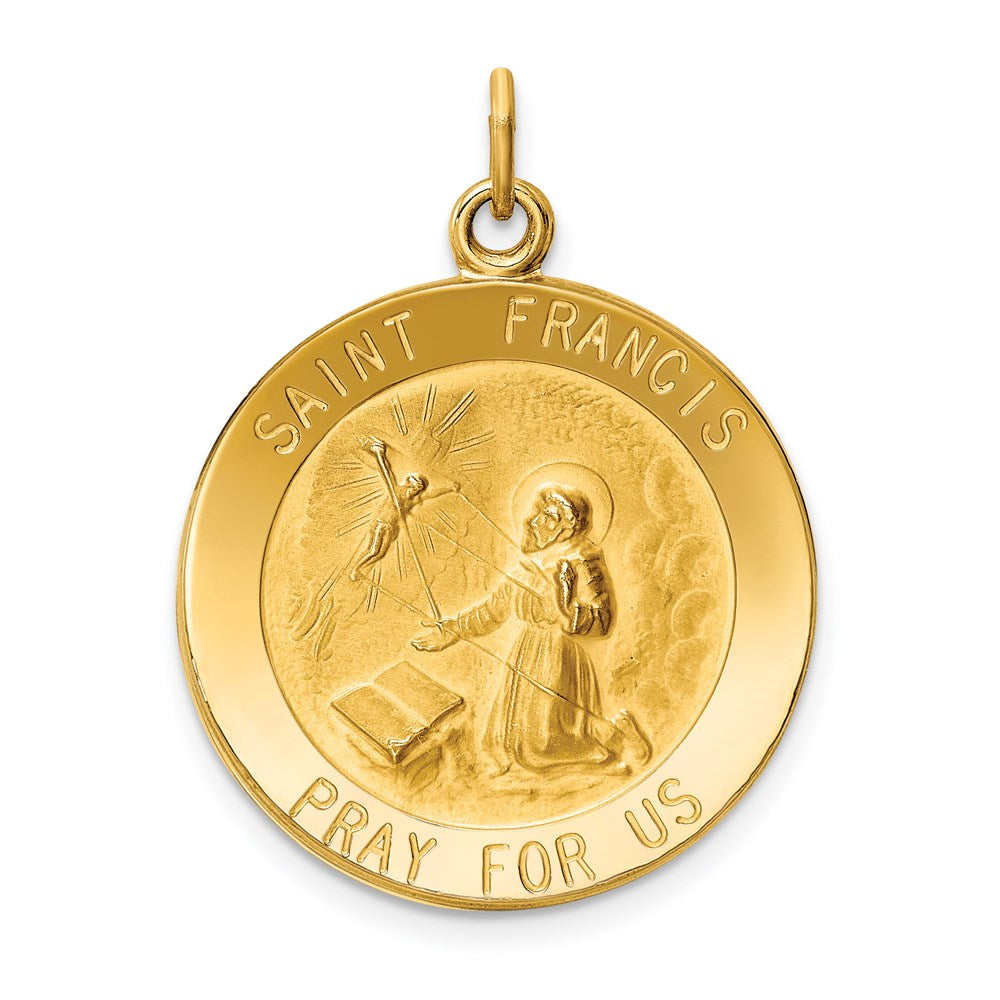 Gold St. Francis Pendants