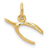 14k Wishbone Charm