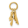 Gold Comedy/Tragedy Charm
