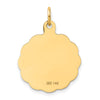 14k GRADUATION DAY with Cap 20mm Engravable Disc Charm