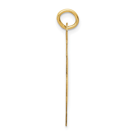 14k Wedding Bells 23mm Engravable Disc Charm