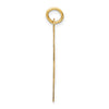 14k Wedding Bells 23mm Engravable Disc Charm