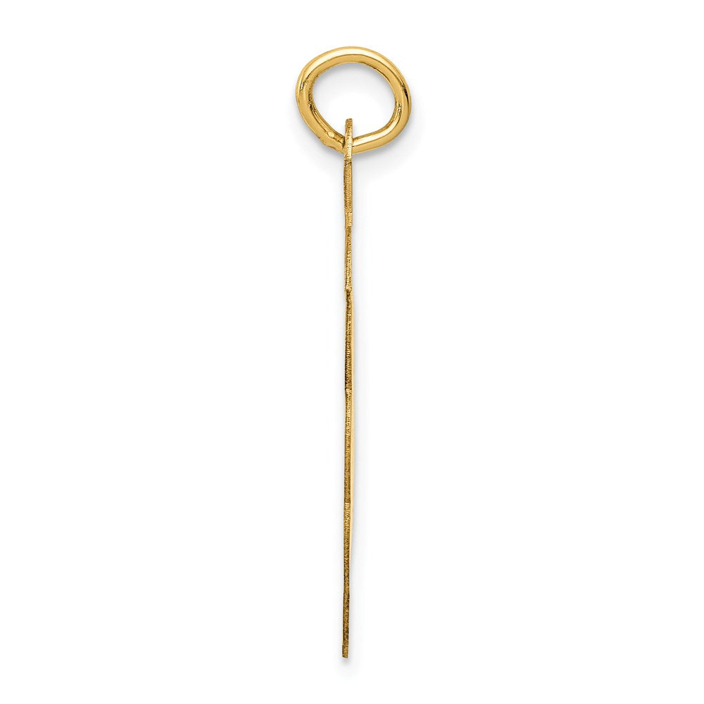 14k Wedding Bells 23mm Engravable Disc Charm