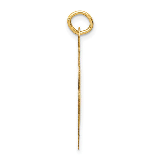 14k Wedding Bells 23mm Engravable Disc Charm