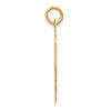 14K WEDDING BELLS 23mm Engravable Disc Charm