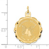 14K WEDDING BELLS 23mm Engravable Disc Charm