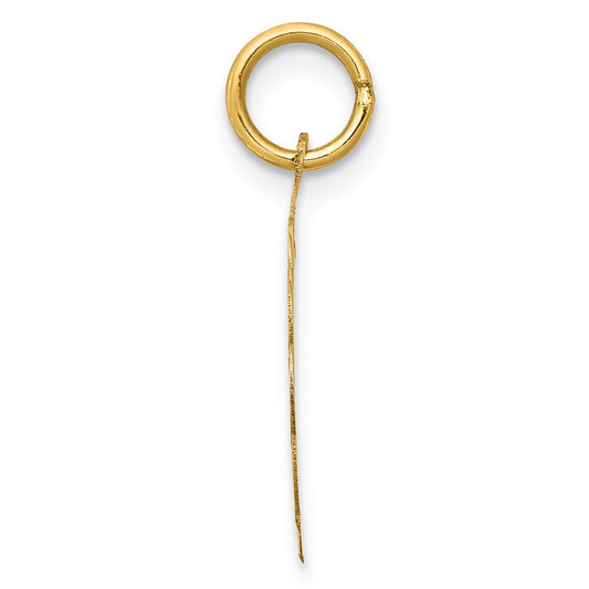 14k YOU ARE ALWAYS IN MY HEART Engravable Disc Charm
