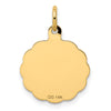 14k YOU ARE ALWAYS IN MY HEART Engravable Disc Charm