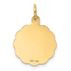 14k I LOVE YOU MORE THAN YESTERDAY LESS THAN TOMORROW Engravable Charm