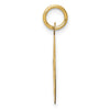 14K HAPPY ANNIVERSARY with Banner 16mm Engravable Disc Charm