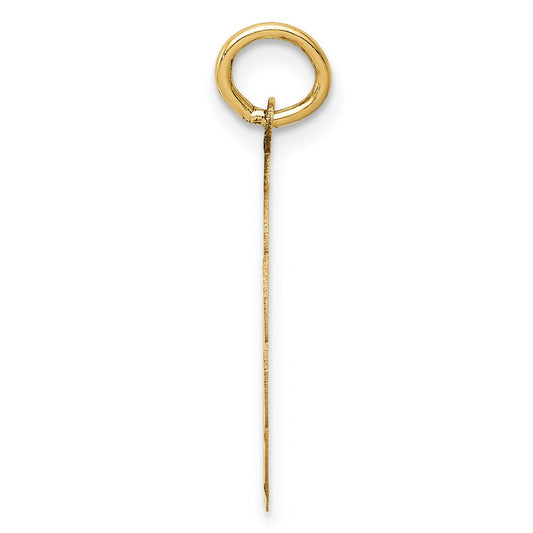 14K HAPPY ANNIVERSARY with Bells 18mm Engravable Disc Charm