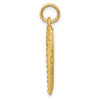 14K 50th ANNIVERSARY 19mm Engravable Rope-Edge Heart Charm