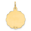14k #1 GRANDPA 16mm Engravable Disc Charm