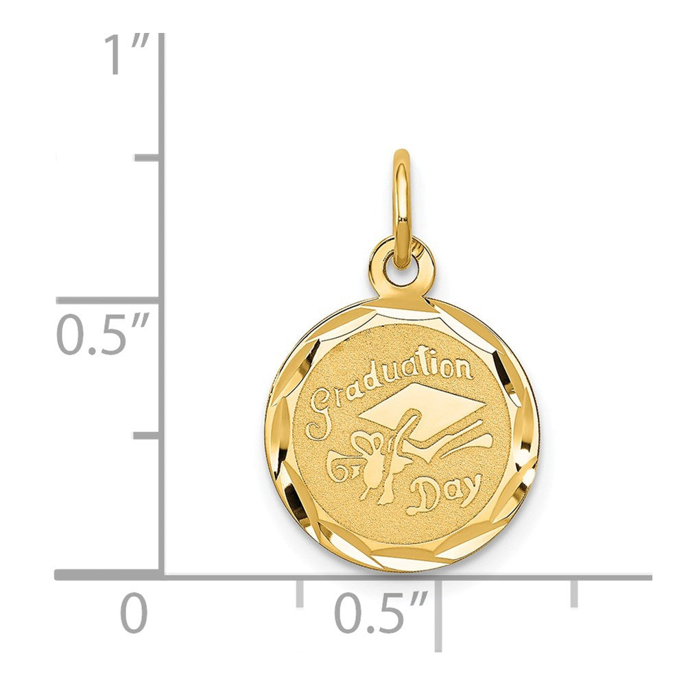 Gold GRADUATION Cap Charm