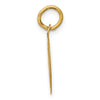 14k GRADUATION DAY with Cap 13mm Engravable Disc Charm
