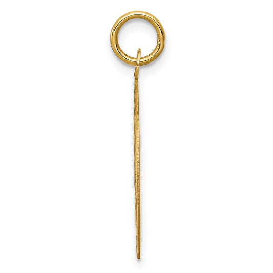 14k HAPPY GRADUATION DAY Engravable Disc Charm