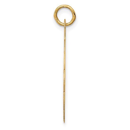 14k GRADUATION DAY with Diploma Engravable Disc Charm