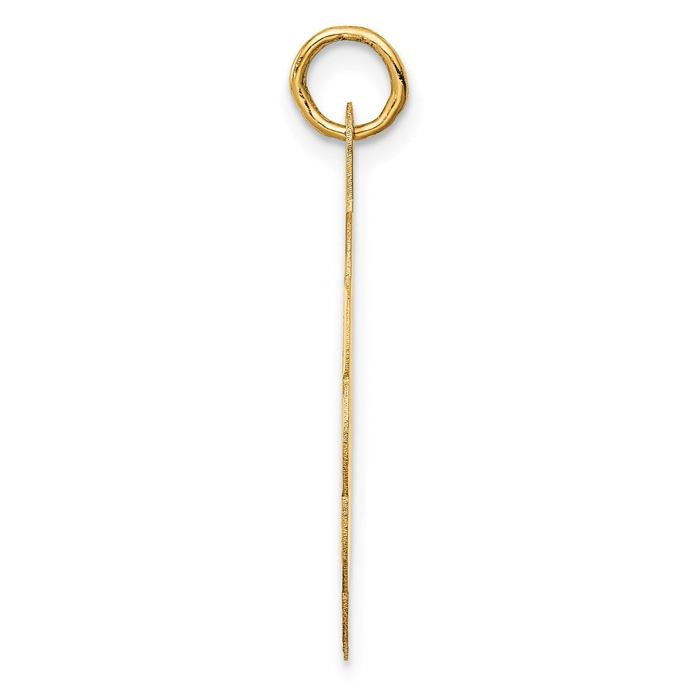 14k GRADUATION DAY with Diploma Engravable Disc Charm