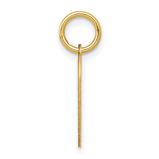 14k Polished MY CONFIRMATION with Dove Heart Disc Charm