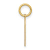14k Polished MY CONFIRMATION with Dove Heart Disc Charm