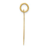 14k Polished and Satin Solid MY CONFIRMATION with Dove Round Disc Pendant