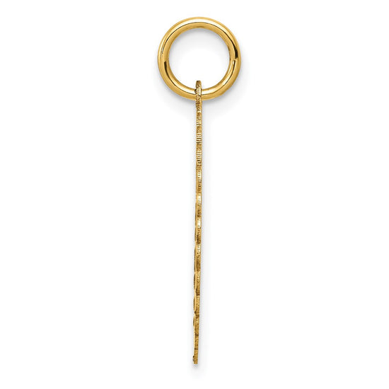 14k SWEET 16 Engravable 18mm Disc Charm