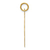 14K HAPPY BIRTHDAY 22mm Engravable Disc Charm