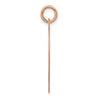 14K Rose Gold Polished Engravable 24mm Heart Disc Pendant