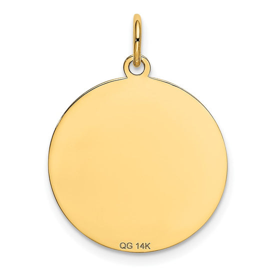 Gold Polished Dog Pendants