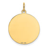 Gold Polished Dog Pendants