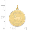 Gold Polished Dog Pendants