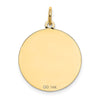 14k SHIH TZU 20mm Engravable Disc Dog Charm