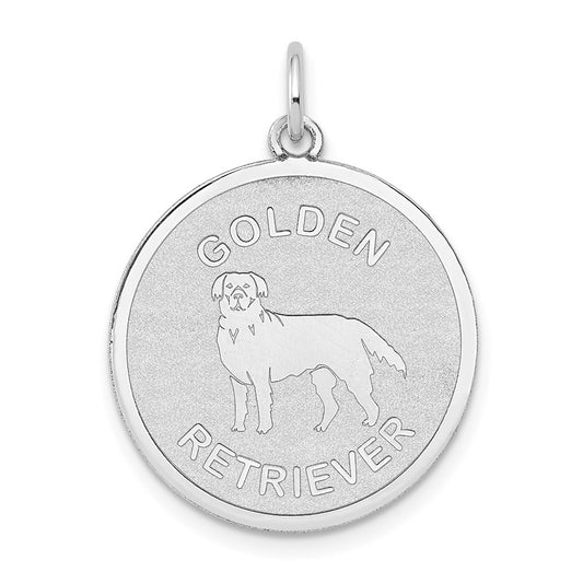 Gold Polished Dog Pendants