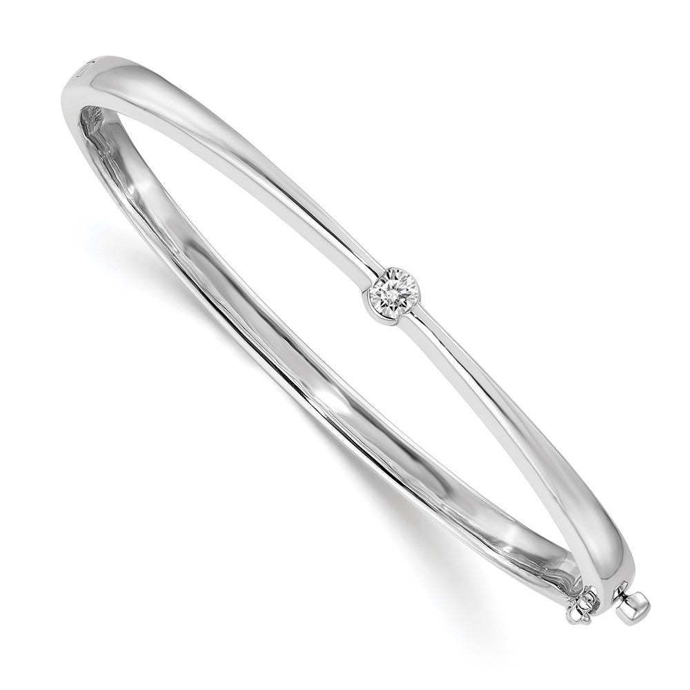 Gold Diamond Hinged Bangles
