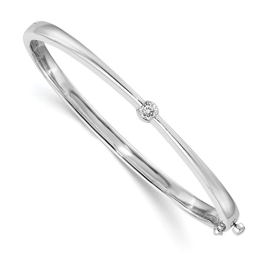 Gold Diamond Hinged Bangles