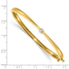 Gold Diamond Hinged Bangles