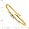 Gold Diamond Hinged Bangles