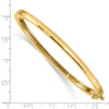 Gold Polished Hinged Bagles