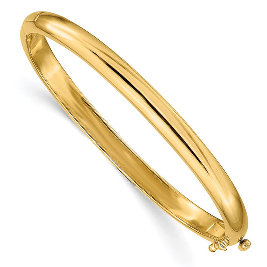 Gold Polished Solid Bangles