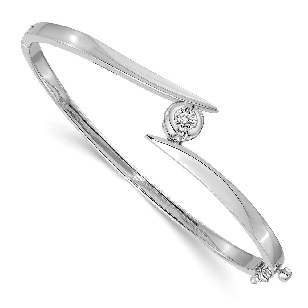 Gold Diamond Hinged Bangles