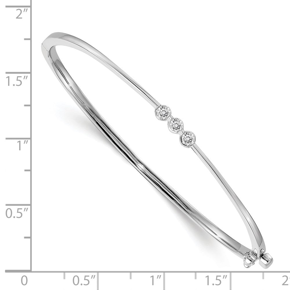 Gold Diamond Hinged Bangles