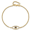 Diamond & Sapphire Evil Eye Bracelets