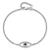 Diamond & Sapphire Evil Eye Bracelets